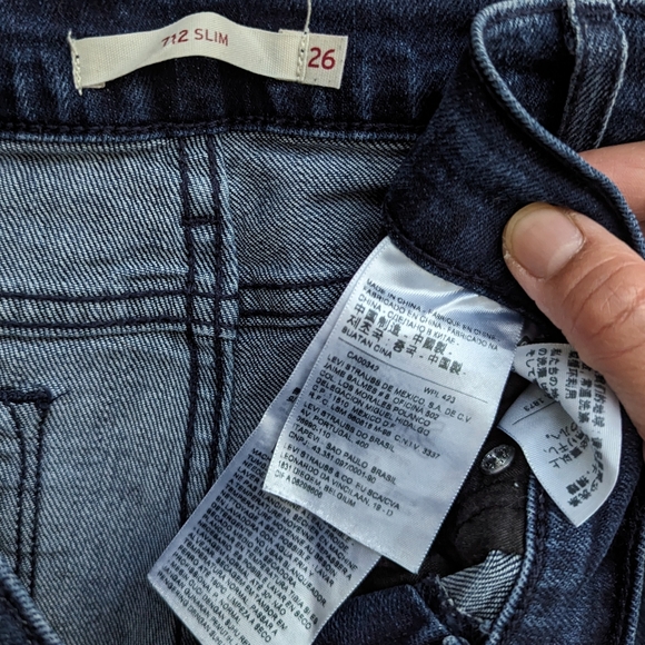 Levi's Dark Blue Jeans - Picture 3 of 5